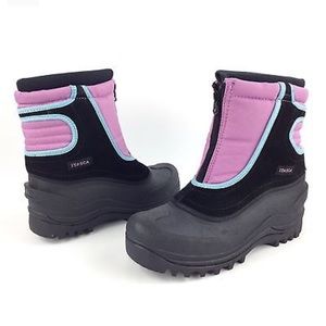 Girls 8-10y Sz2 Pinkish Lav Winter Snow Boots